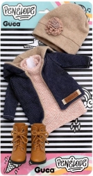 Guca Penelope – hăinuțe pentru păpușă 34 cm cu ghetuțe cu șiret