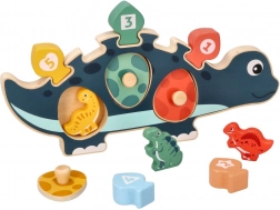 Puzzle din lemn pentru copii - Dinozaur