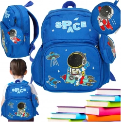 Rucsac pentru copii astronaut pentru preșcolari 30x14x23 cm