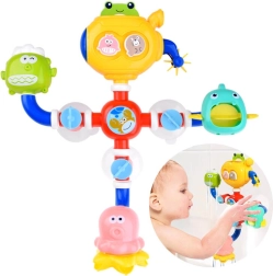 Jucărie distractivă de baie cu moară de apă și carusel