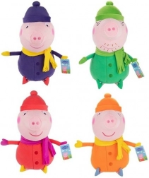 Purcelușul Peppa în haine de iarnă 50 cm