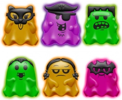 Schylling NeeDoh fantom de strâns care strălucește în întuneric