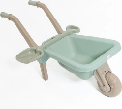 DOLONI roabă pentru copii cu lopățică EKO verde