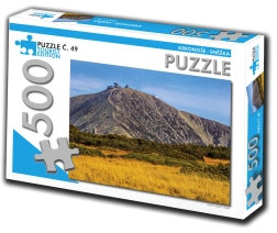 Puzzle ediția Tourist Krkonoše, Sněžka 500 piese