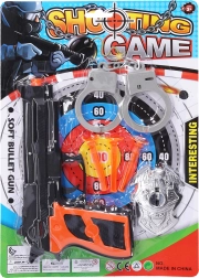 Set de poliție cu pistol pentru copii 20,5 cm