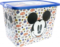 cutie de depozitare din plastic 23 l Mickey Mouse cu capac