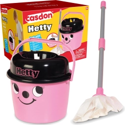 Set de curățenie pentru copii Casdon Hetty cu mop și găletușă