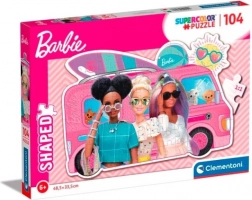 puzzle 104 piese în formă barbie