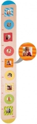 Goki metru de creștere din lemn cu rame foto