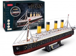 Puzzle 3D luminos Titanic 266 piese
