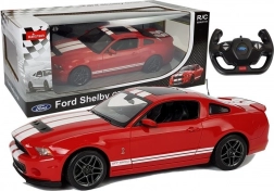 Mașină de curse cu telecomandă Ford Shelby GT500 1:14 – roșu