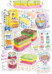 Puzzle Magnolia fursecuri curcubeu 1000 piese