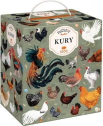 Puzzle Puzzlove găini 1000 de piese