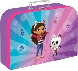 Geantă rigidă laminată pentru copii cu motivul GABBY'S DOLLHOUSE 34 × 23 × 10 cm