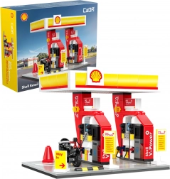 Set de construcție CaDA stație de benzină SHELL, 1309 piese