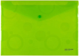 Plic cu capsă A4 NEO COLORI verde