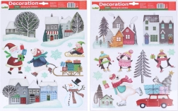 Decorațiuni de fereastră de Crăciun 41 × 29 cm