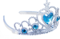Coroană prințesă de iarnă cu pietricele albastre