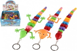Breloc luminos șopârlă/cameleon/șarpe 28 cm din plastic