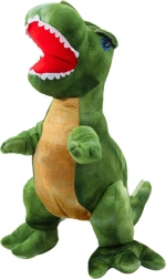 Dinozaur de pluș verde cu textură de piele