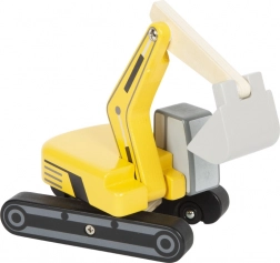 Excavator din lemn cu șenile Small Foot