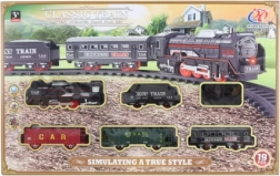 Traseu de trenuleț cu baterii pentru copii