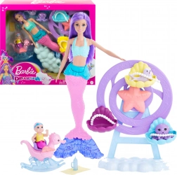 barbie sirenă cu bebeluș – îngrijirea puiului de mare