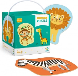 Puzzle Dodo 2–4 piese animale