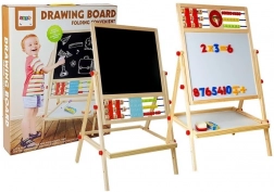 Ceas din lemn cu aripi, cu magnet