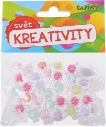 Mărgele colorate mix 16 mm