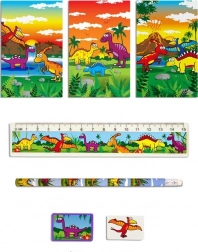 Set de scris cu motiv dinozauri