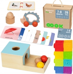 Cutie Montessori XXL Tooky Toy pentru copii de 7-8 luni
