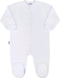 Salopetă pentru bebeluși New Baby Classic albă