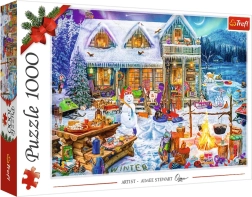 Puzzle 1000 piese TREFL Timp de iarnă XMAS