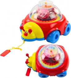 Buburuză de tras cu biluțe și ceas pentru copii