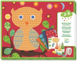 Pictură magică cu burețel – animăluțe din pădure