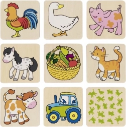 Pexeso de lemn Ferma II