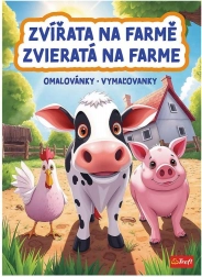 Cărți de colorat Animale de la fermă 20 × 27,5 cm