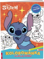 Disney Stitch carte de colorat după cod