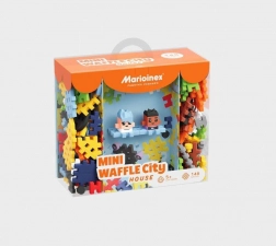 Klocki waffle mini – căsuță 148 piese