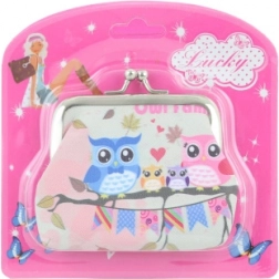 Portofel pentru copii cu bufnițe