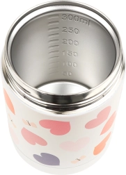 Recipient izolat din inox pentru alimente, A Little Lovely Company, cu inimioare