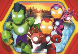 Puzzle Iron Man și prietenii lui uimitori MAXI 24 piese