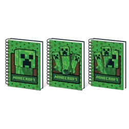Caiet lenticular A5 Minecraft Creeper