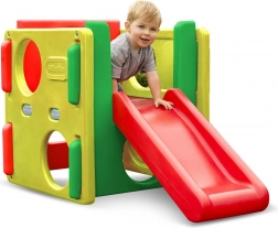 Little Tikes Jr. Activity Gym – cățărătoare naturală pentru exterior și interior cu tobogan