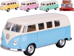 Model metalic Kinsmart Volkswagen Classic Bus 1962 cu mecanism de retragere, 13 cm