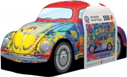 Puzzle EUROGRAPHICS în cutie de metal Volkswagen Beetle 550 piese