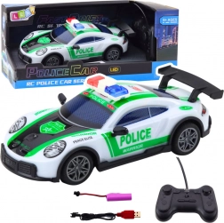 Mașină de poliție sport RC Drift cu iluminare LED 1:22