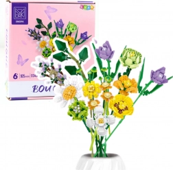 Set de construcție decorativ buchet de flori, 925 piese