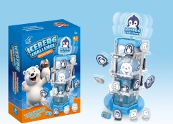 Joc de îndemânare cu ursuleți și pinguini pe echilibru